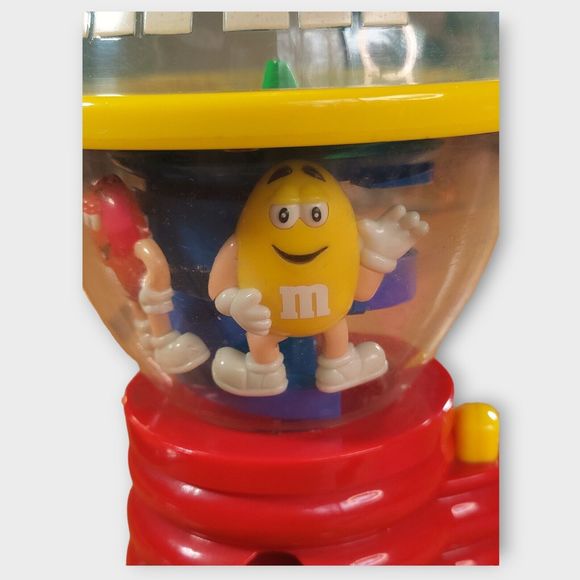 M&M's Collectible Fun Machine Spinning Candy Dispenser Red & Yellow M&Ms - Picture 7 of 8